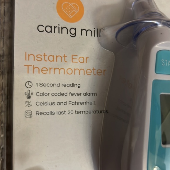 Caring Mill Instant Ear Thermometer, New
In factory sealed packaging - Picture 10 of 10